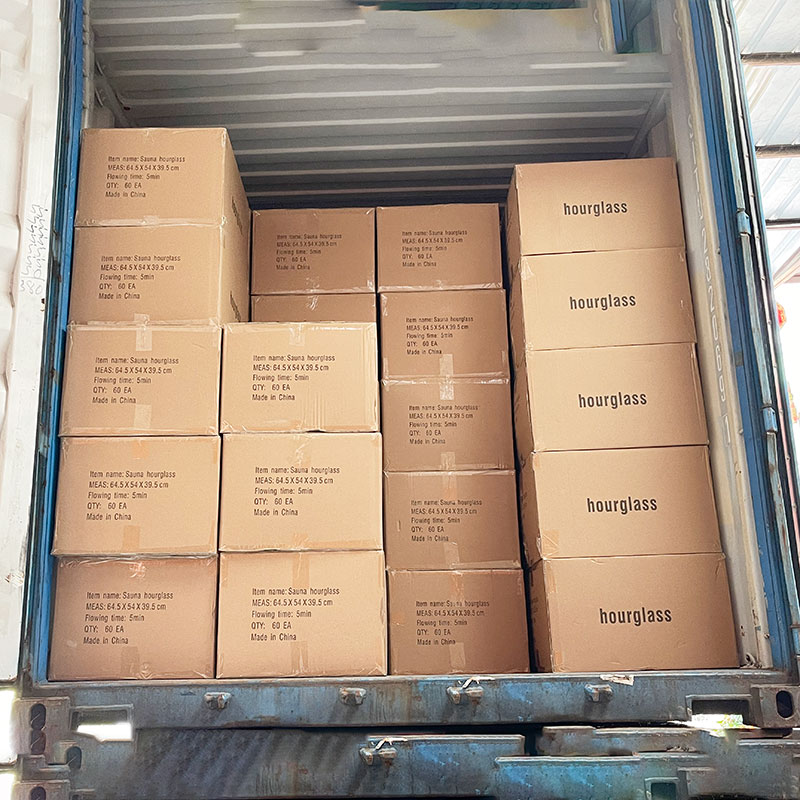 Skyringe timglas export 20 gp containervaror